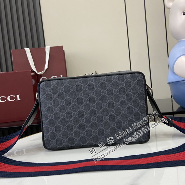 Gucci專櫃古馳最新款男士單肩斜挎包 jh2883型號：822072
